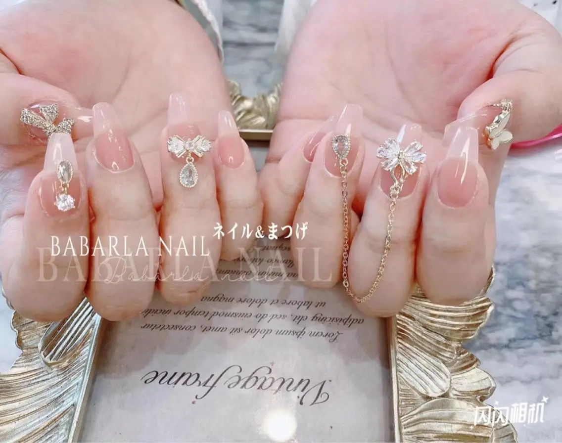 ネイル クリアネイル マグネットネイル Babarla Nailのネイルデザイン