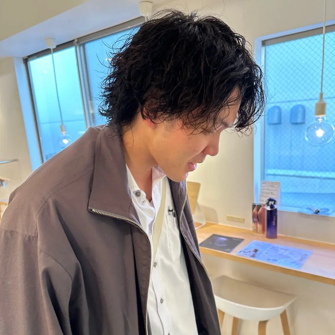 ショート パーマ メンズ メンズパーマ 堀部 光将のヘアスタイル
