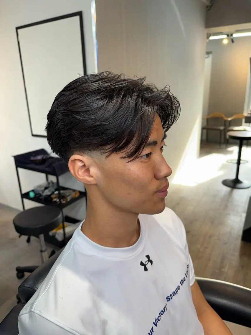 メンズ カット パーマ 直毛改善特化美容師/ 大森雄貴のヘアスタイル