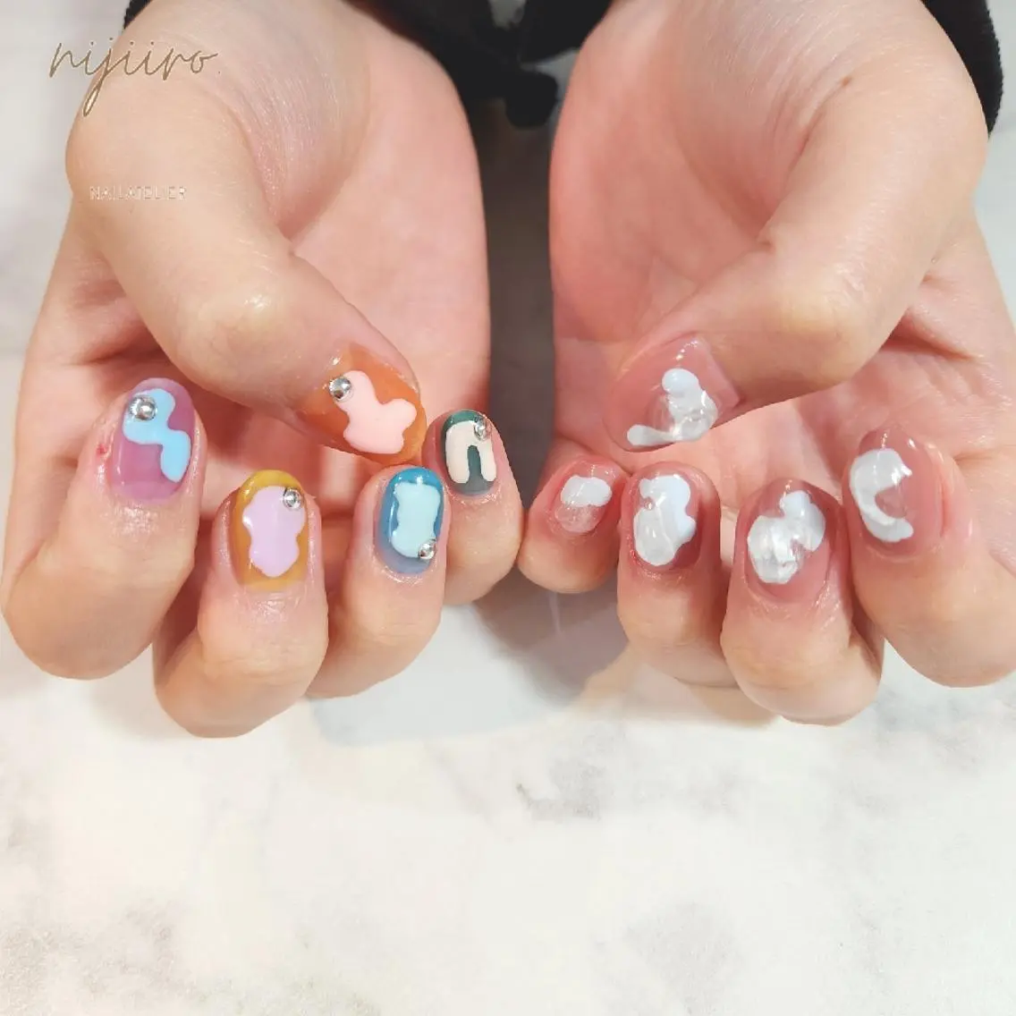 ネイル ハンドネイル nijiiro🌈 サトウのネイルデザイン