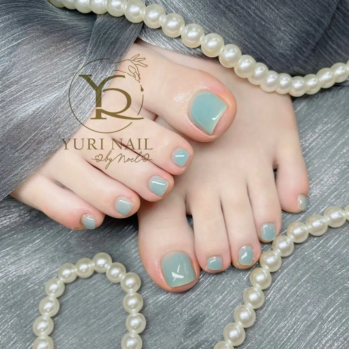 ネイル チークネイル フットネイル フレンチネイル グラデーション キラキラネイル ハンドネイル フットネイル ハンドケア YURI Nail Funabashiのネイルデザイン