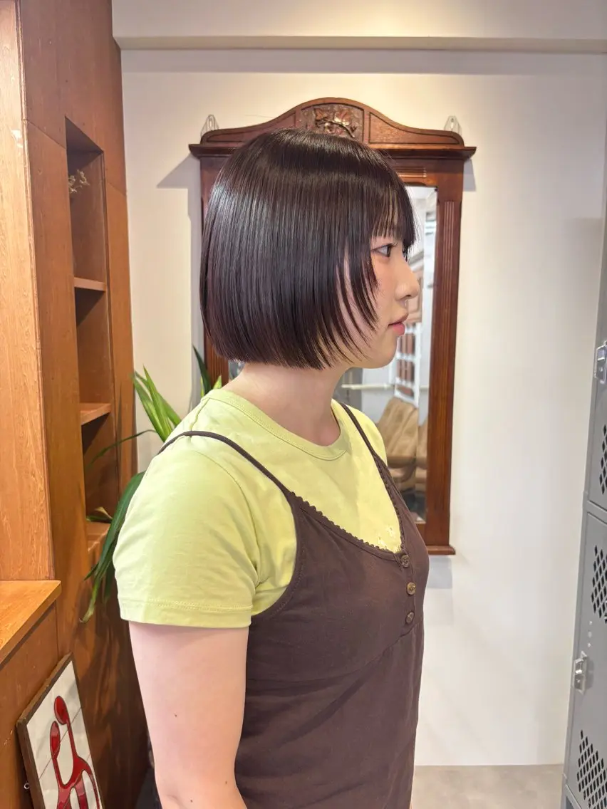 ショート カラー ブラウンカラー ピンクカラー ピンクブラウン ヘアカラー sakura/抜け感 ⭐︎透明感hairのヘアスタイル