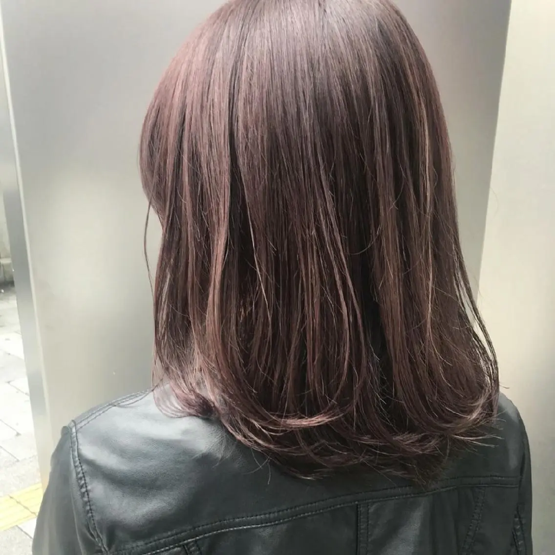 カラー ミディアム 透明感カラー ハイライトカラー バイオレットカラー ボブ ハイライト 竹内啓太 ボブのヘアスタイル