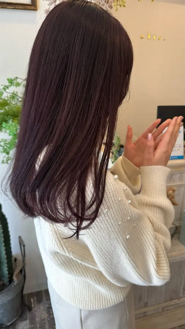 セミロング カラー ラベンダーカラー ヘアカラー トリートメント m ā l o.🌷 サカモトマイコのヘアスタイル