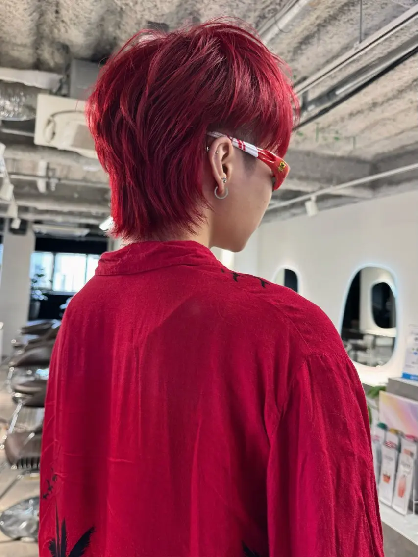 メンズ カット ヘアカラー トリートメント 新宿/髪質改善/ レイヤー/サカキのヘアスタイル