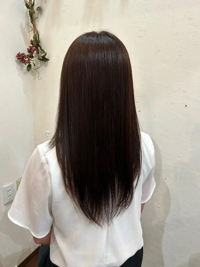 カラー ピンクカラー story 増田 わかなのヘアスタイル