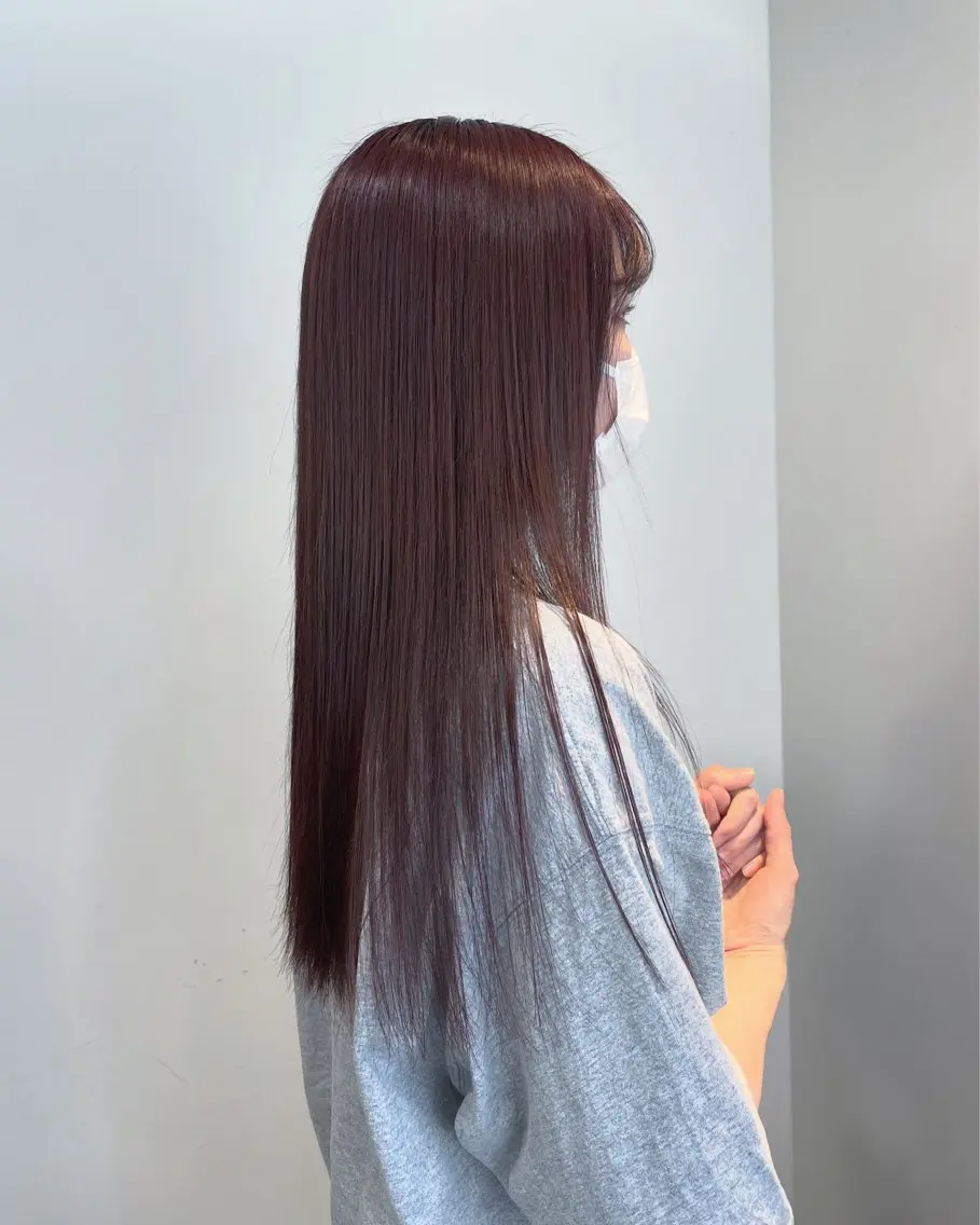 セミロング カラー パーマ カット パーマ 表参道🌿赤み消し カラー/チナツのヘアスタイル
