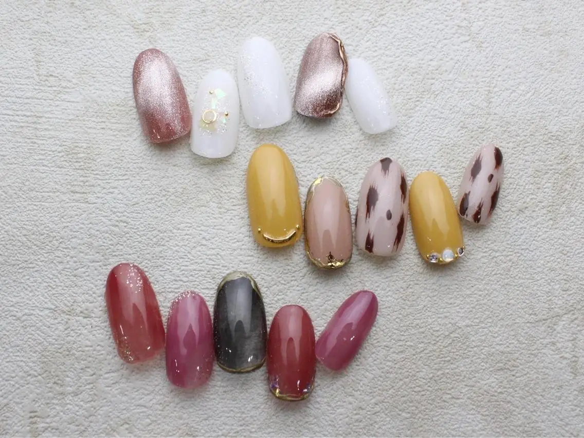 ネイル アートネイル ニュアンスネイル ハンドネイル nail salon monailのネイルデザイン