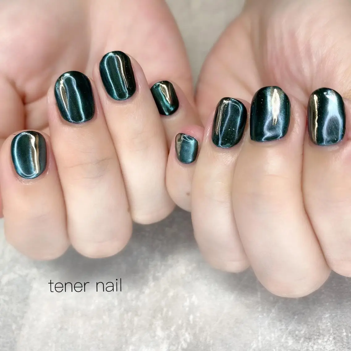 ネイル グリーン テネルネイル tener nailのネイルデザイン