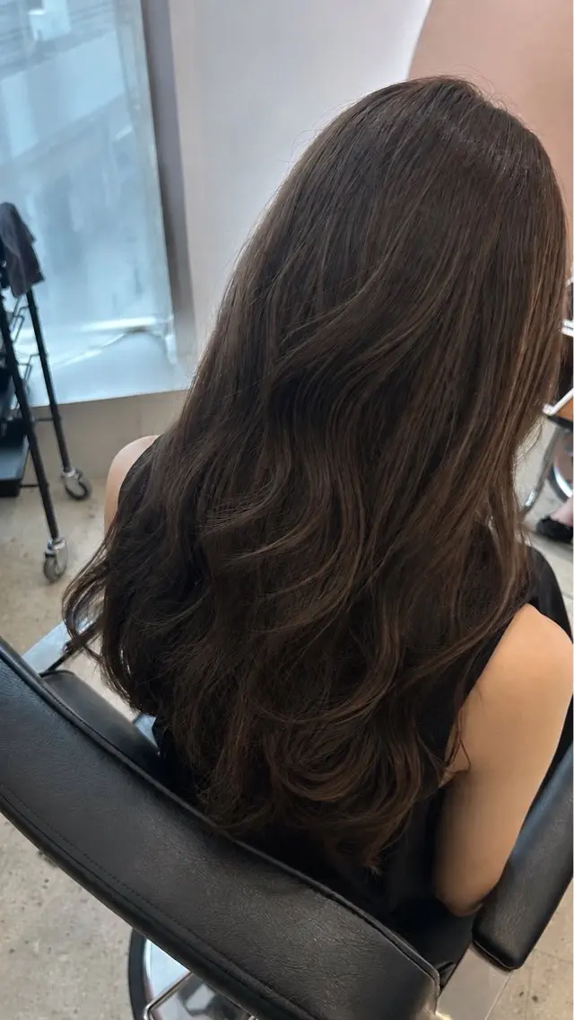 ロング カラー ブラウンカラー 透明感カラー ヘアカラー 梅田/茶屋町/ 髪質改善/🎀こゆずのヘアスタイル