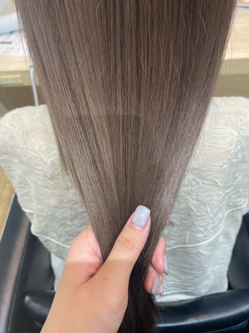 ロング カラー ヘアカラー 野田 カレンのヘアスタイル
