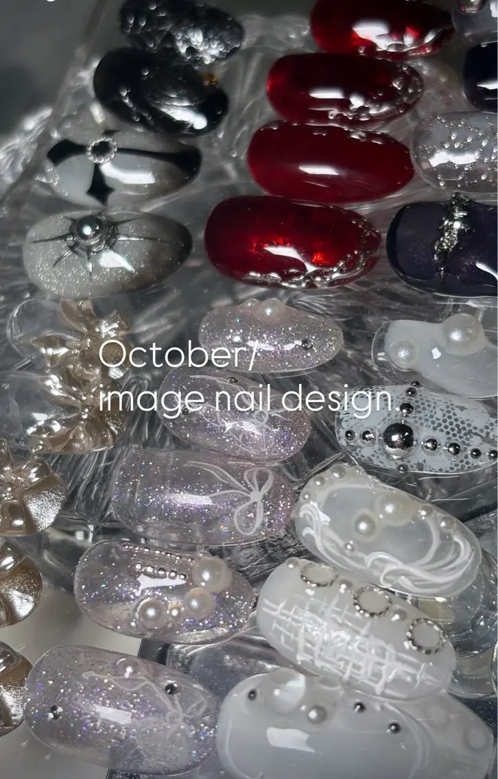 ネイル ハロウィン ハンドネイル .8 HAREのネイルデザイン