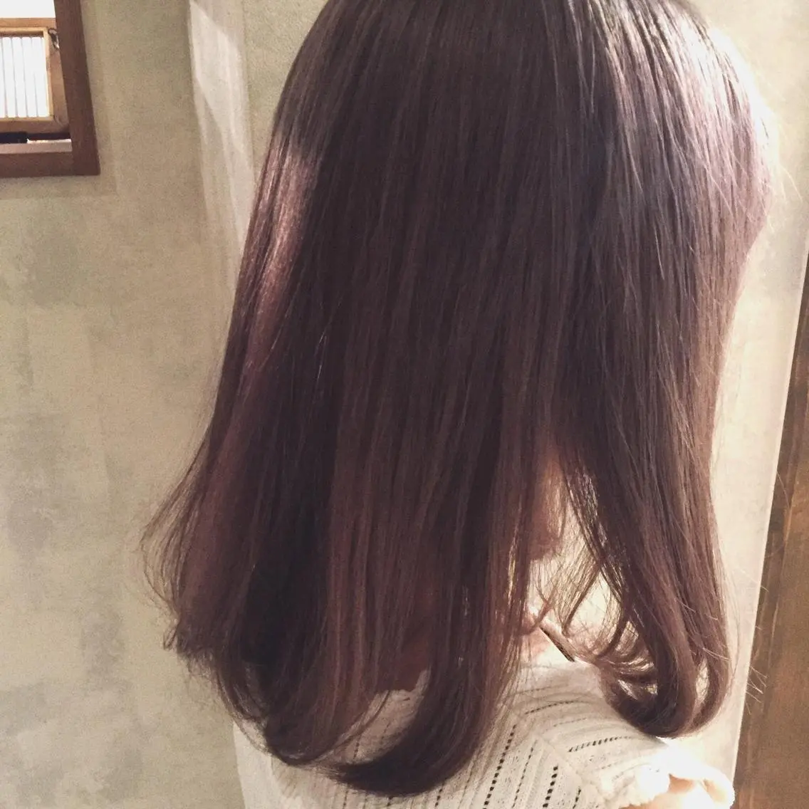ミディアム カラー 山下 千明のヘアスタイル