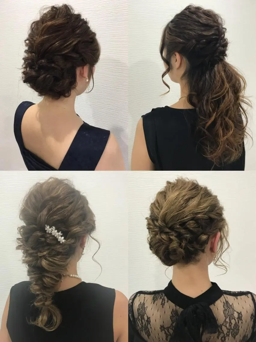 ヘアセットの写真
