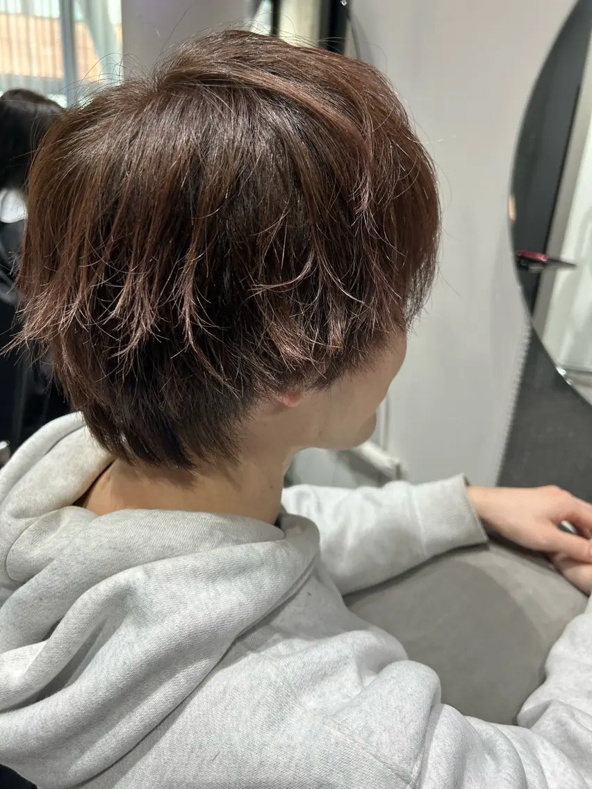 ショート カラー メンズ カット ヘアカラー トキタ アオイのヘアスタイル