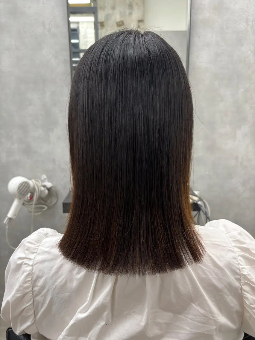 🪽学生限定クーポン🪽縮毛矯正+りんご幹細胞トリートメントの写真