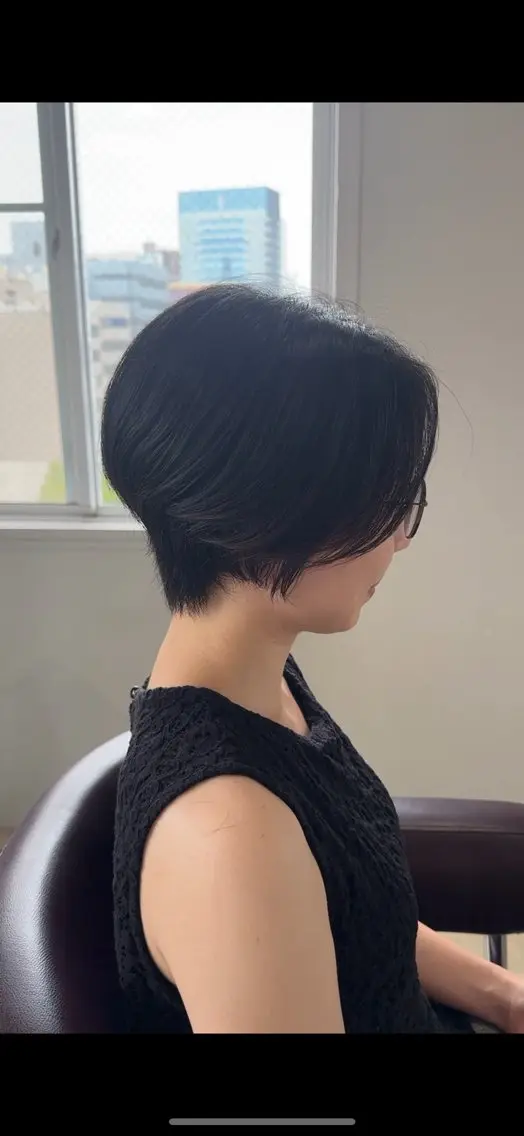 ショート ショートヘア 瀬戸 杏珠のヘアスタイル