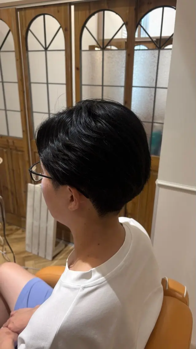 ショート カット ヘッドスパ 似合わせ 顔周りYUUGAのヘアスタイル