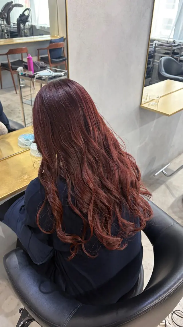 ロング ヘアカラー トリートメント ヘッドスパ ヘアセット 表参道/透明感カラー /nanakoのヘアスタイル