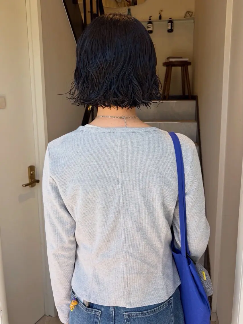 ショート カラー パーマ glad hairのヘアスタイル