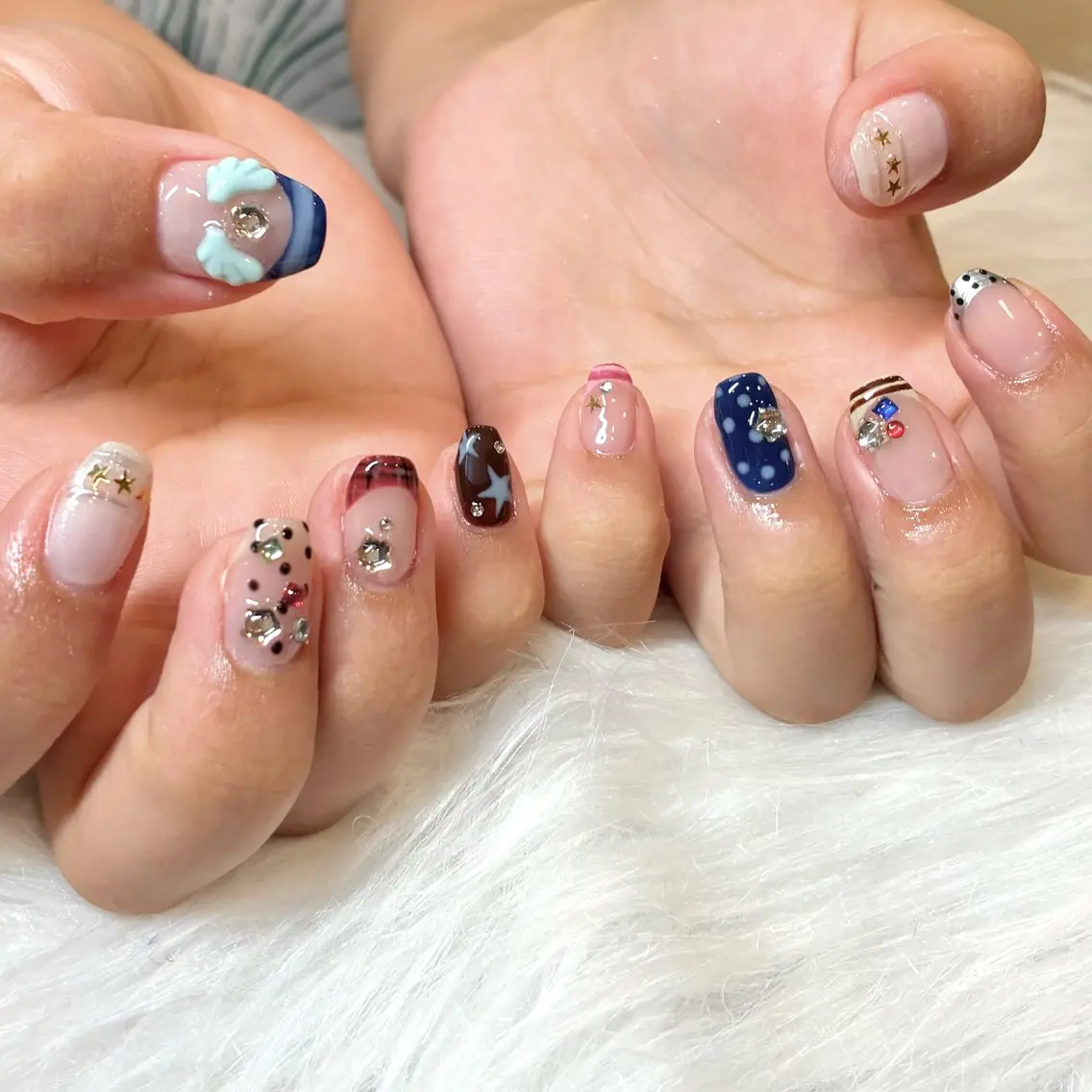 ネイル ハンドネイル HANA ソブエのネイルデザイン