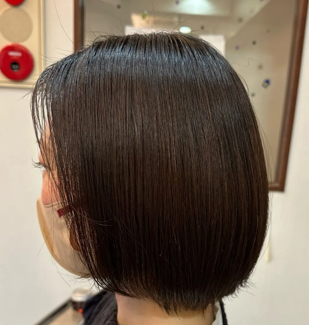 ショート ナチュラルヘア 神田一瑳のヘアスタイル