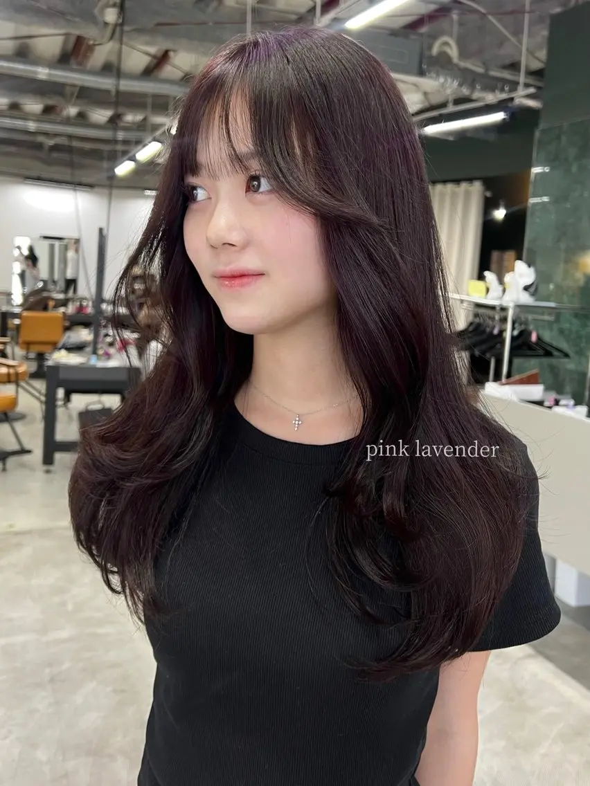 ロング カット ヘアカラー トリートメント 名古屋美容室 Sopiリナのヘアスタイル