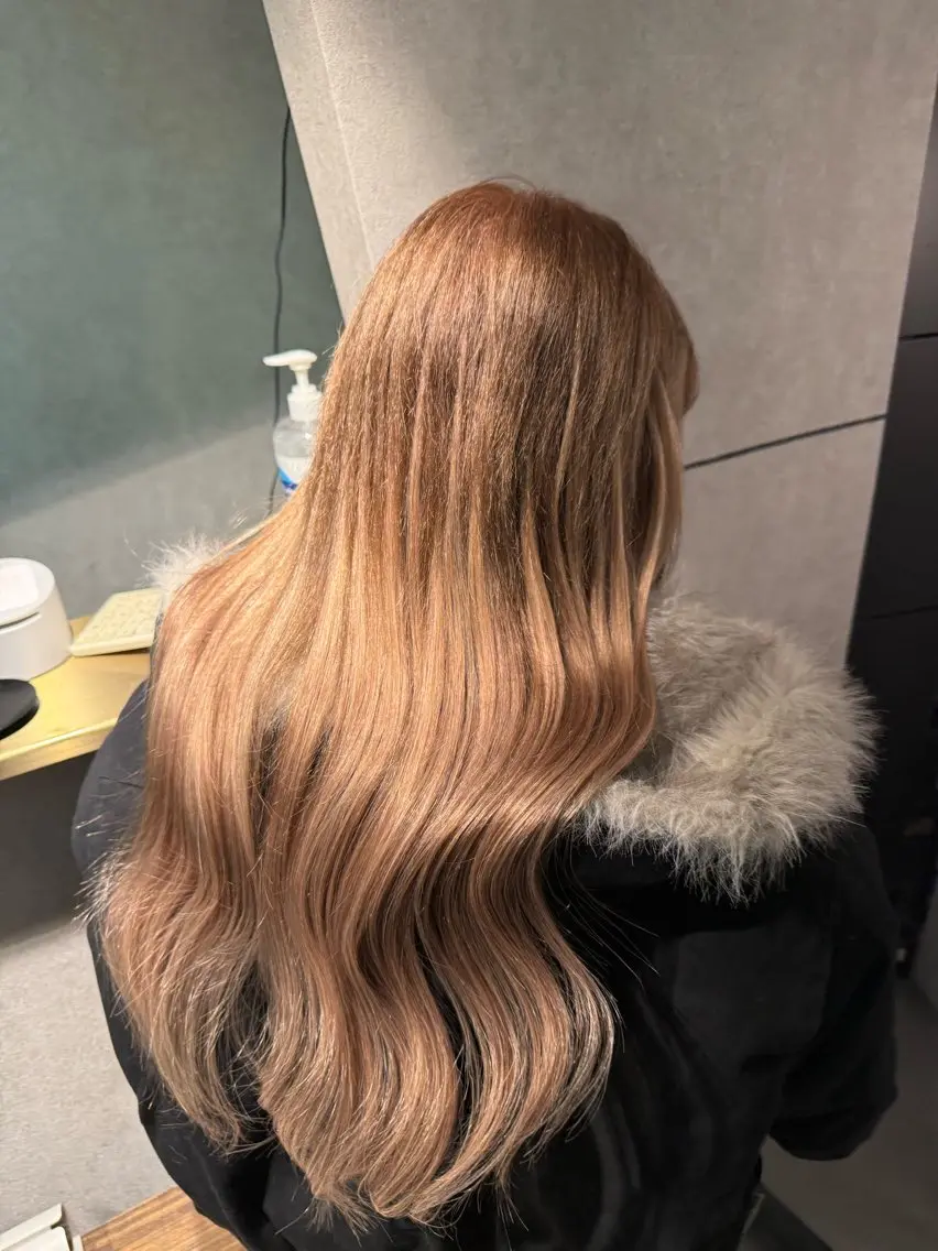 ロング カラー 🐺新宿manabu プルエクステのヘアスタイル