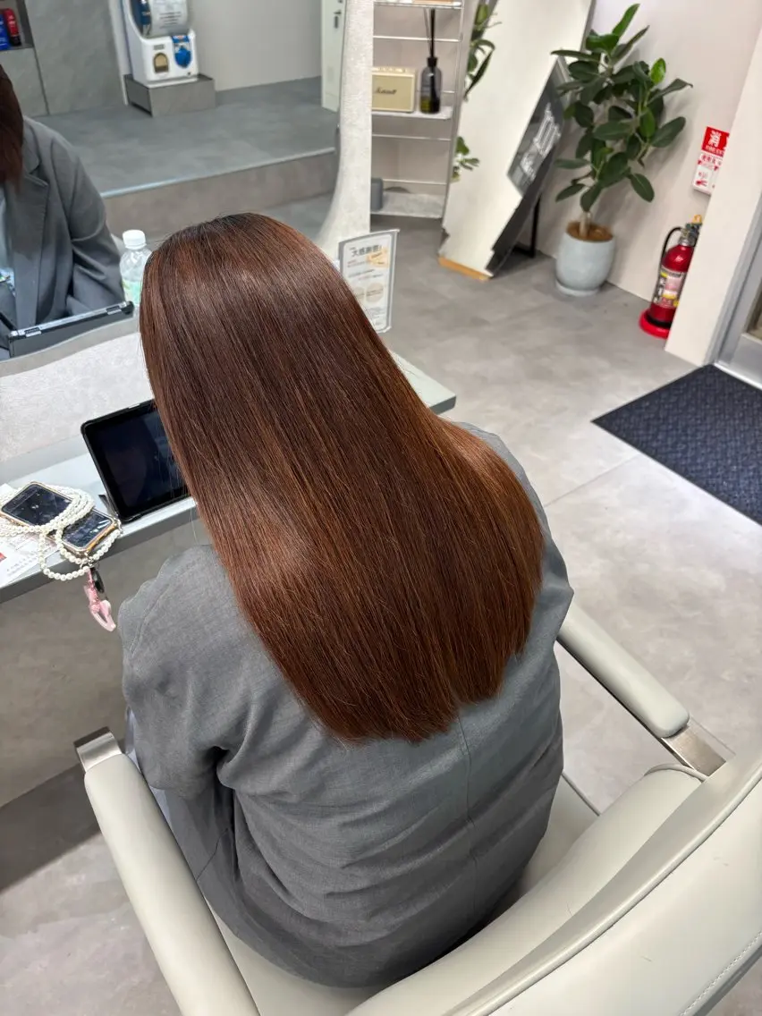 セミロング 酸性ストレート nui【茨木】 久木 駿介のヘアスタイル