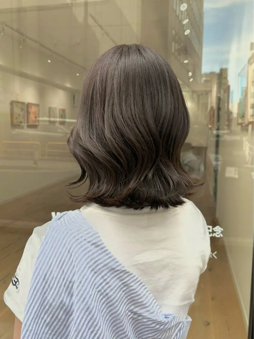 ミディアム カラー みゆき🐈⬛🪽 透明感カラー✄のヘアスタイル