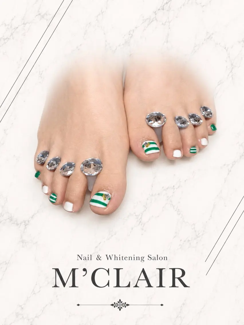 ネイル フットネイル M'CLAIR makikoのネイルデザイン