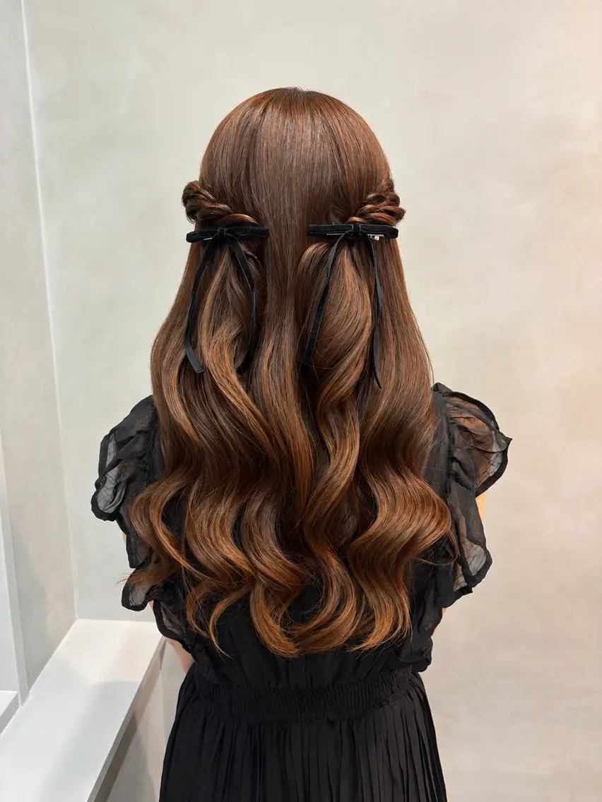 ロング 推し活アレンジ🎀 艶カラー¦nanoのヘアスタイル