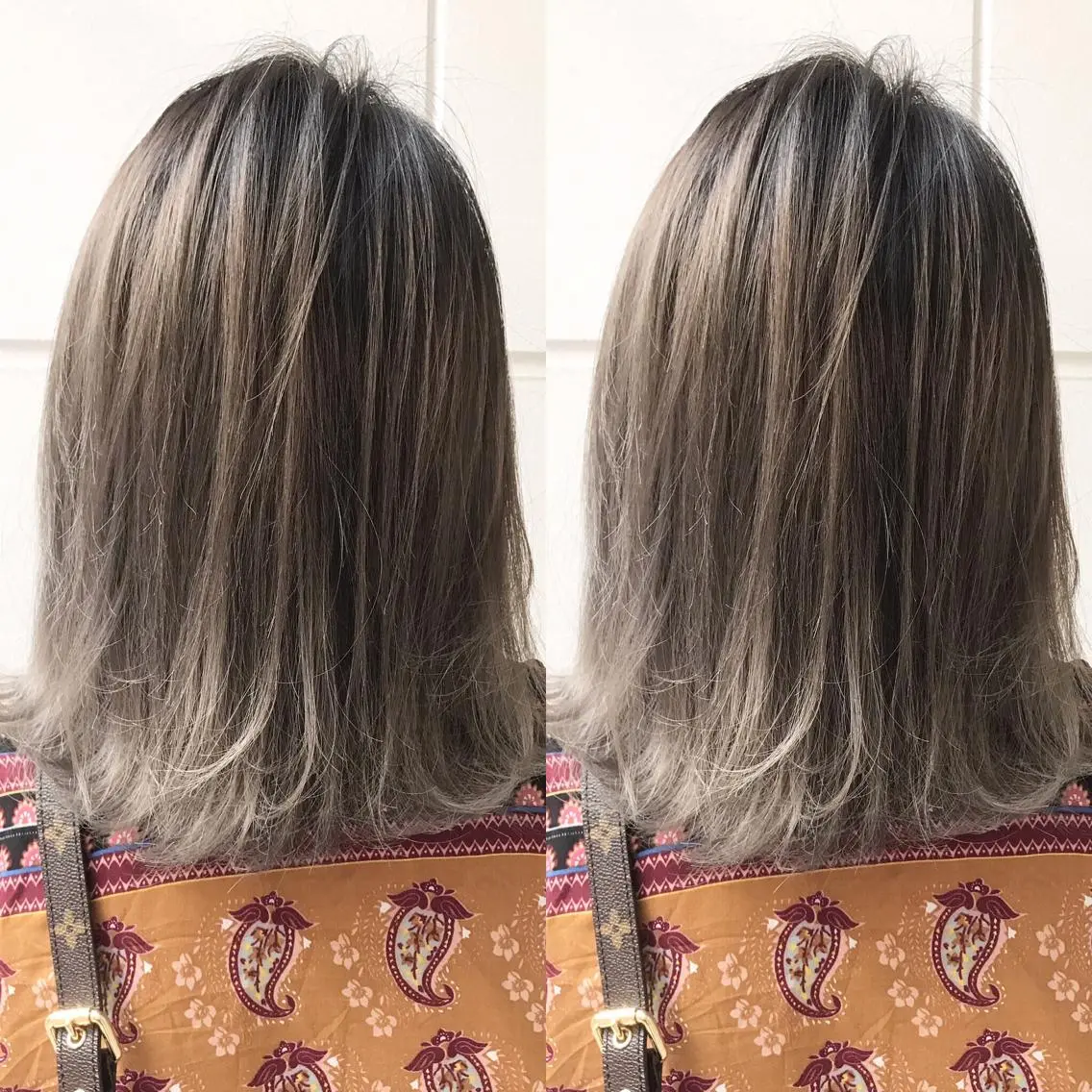 ミディアム カラー ヘアアレンジ ヘアカラー トリートメント 縮毛矯正 髪質改善寺坂雄飛💐のヘアスタイル