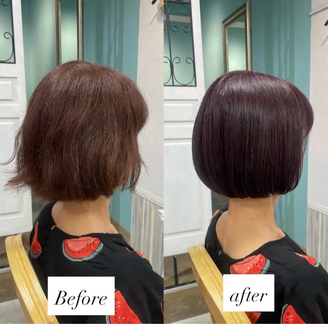 ミディアム カット ヘアカラー ヘッドスパ 【tico】 Chihoのマツエク・マツパデザイン