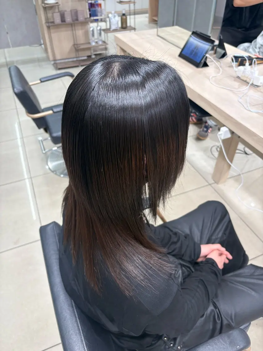 メンズ 縮毛矯正 【カラー/縮毛】༒ ふみのヘアスタイル