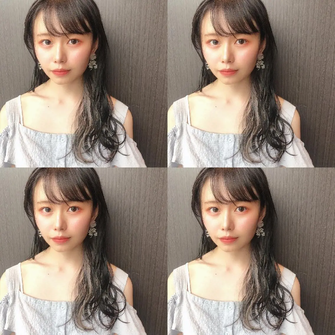 ロング カラー ヘアアレンジ インナーカラー シルバー カット ヘアカラー トリートメント 竹内啓太 ボブのヘアスタイル