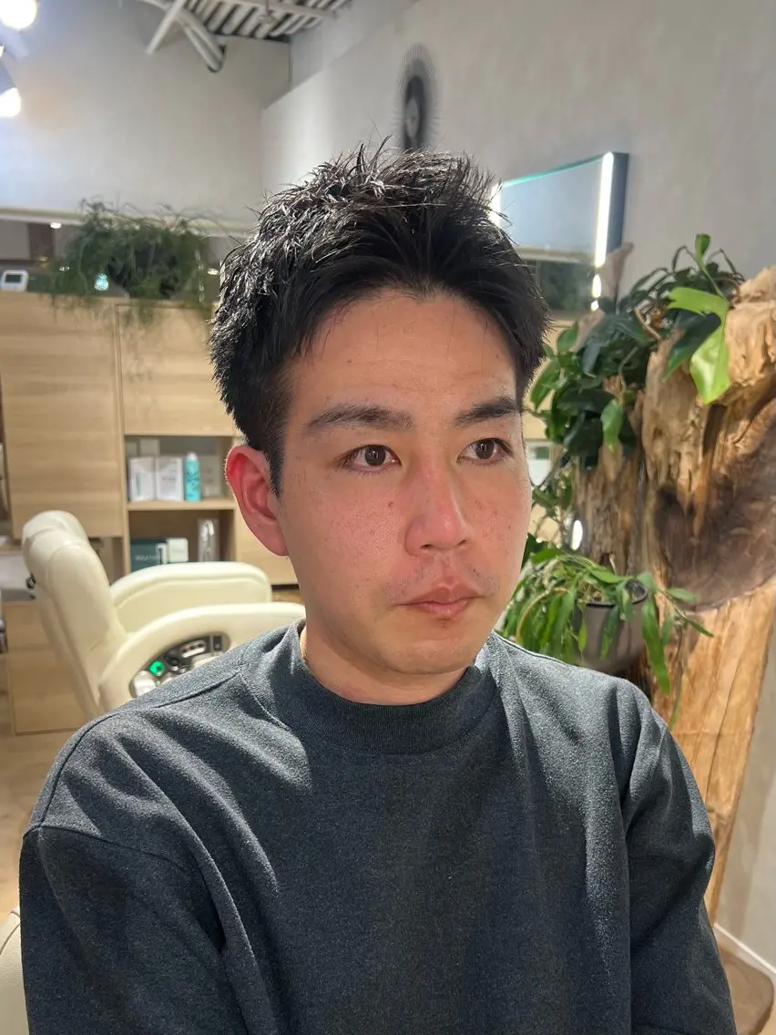 ショート メンズ カット 梅田茶屋町メンズ 専門美容師 山元一平のヘアスタイル
