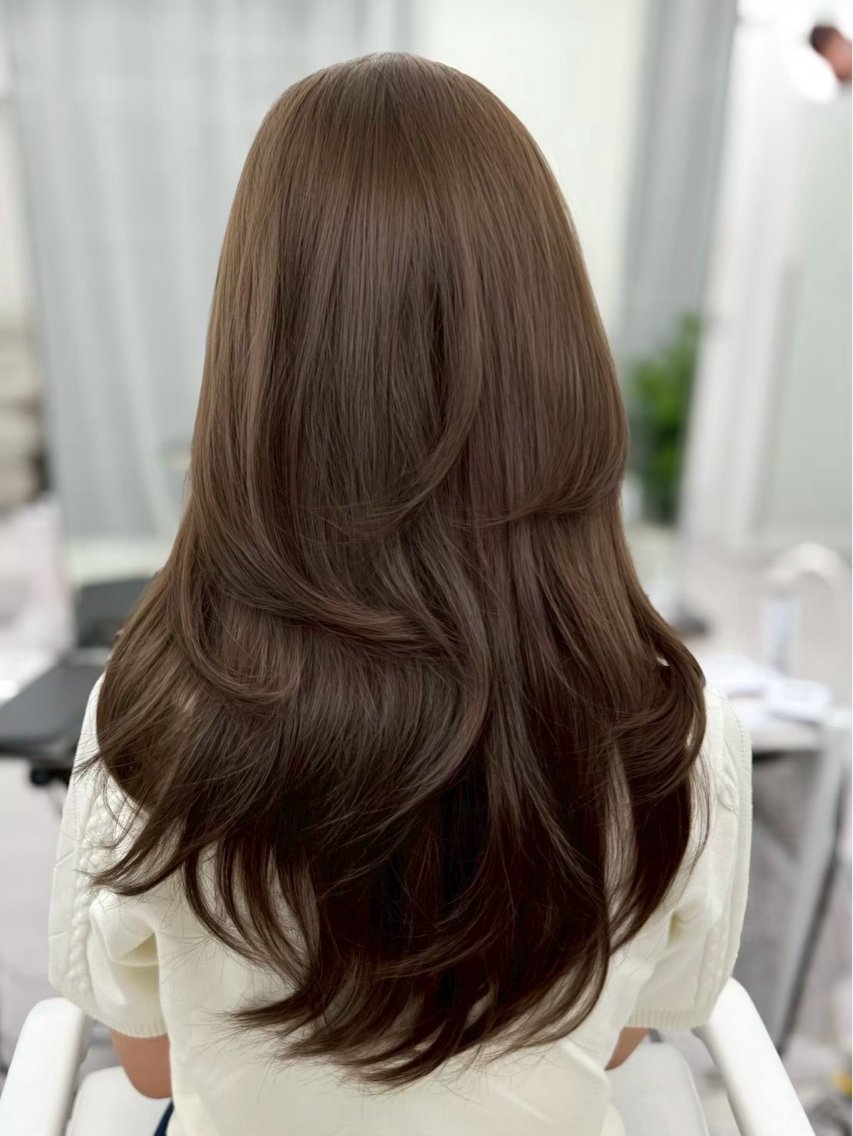 カラー 透明感カラー ヘアカラー シウ SHUのヘアスタイル