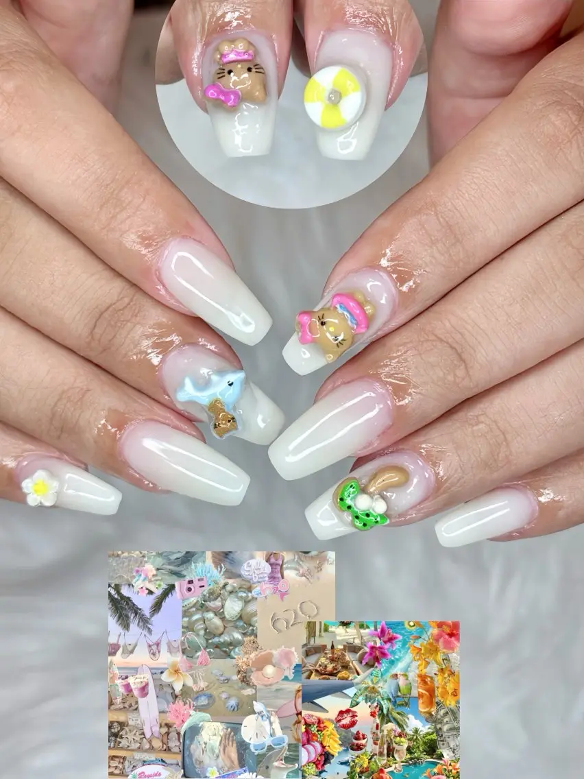 <チップ長さ出し>ワンカラーの写真