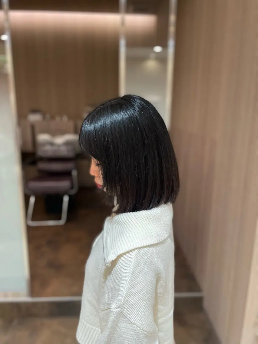 ミディアム ヘアカラー トリートメント 脱白髪染め白髪ぼかし TERA(寺崎)のヘアスタイル