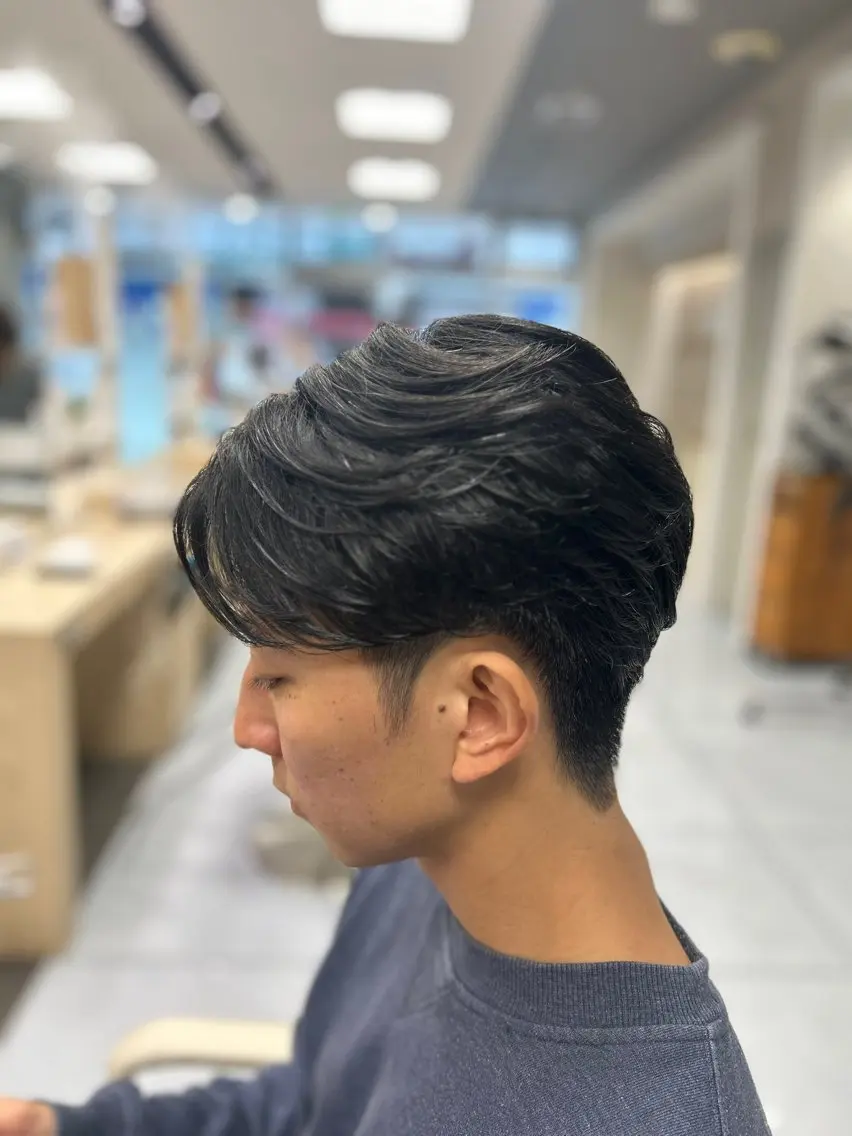 ショート パーマ メンズ カット パーマ メンズ特化韓国風 パーマスタイル/りんのヘアスタイル
