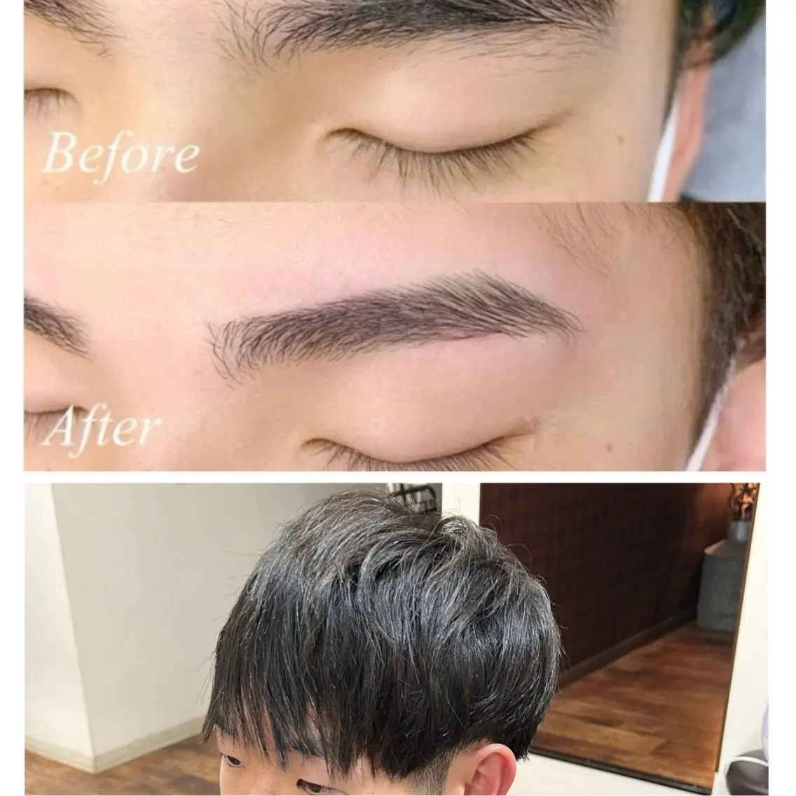 【 平日限定 】メンズカット + 眉ワックス ✂️👑の写真