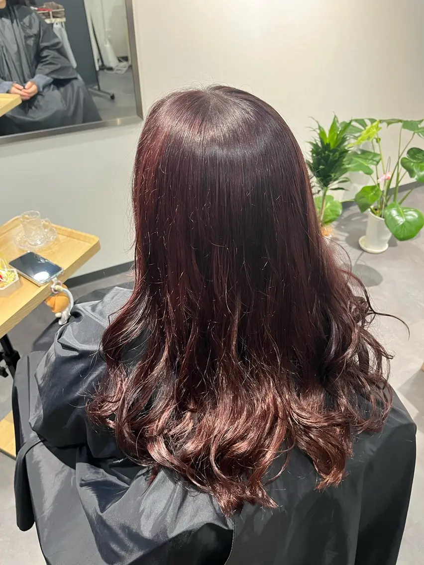 カラー Kasumiso ヘアとまつげと眉毛のヘアスタイル