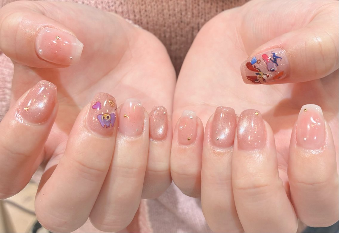ネイル 持ち込み ハンドネイル 奥田 加奈子のネイルデザイン