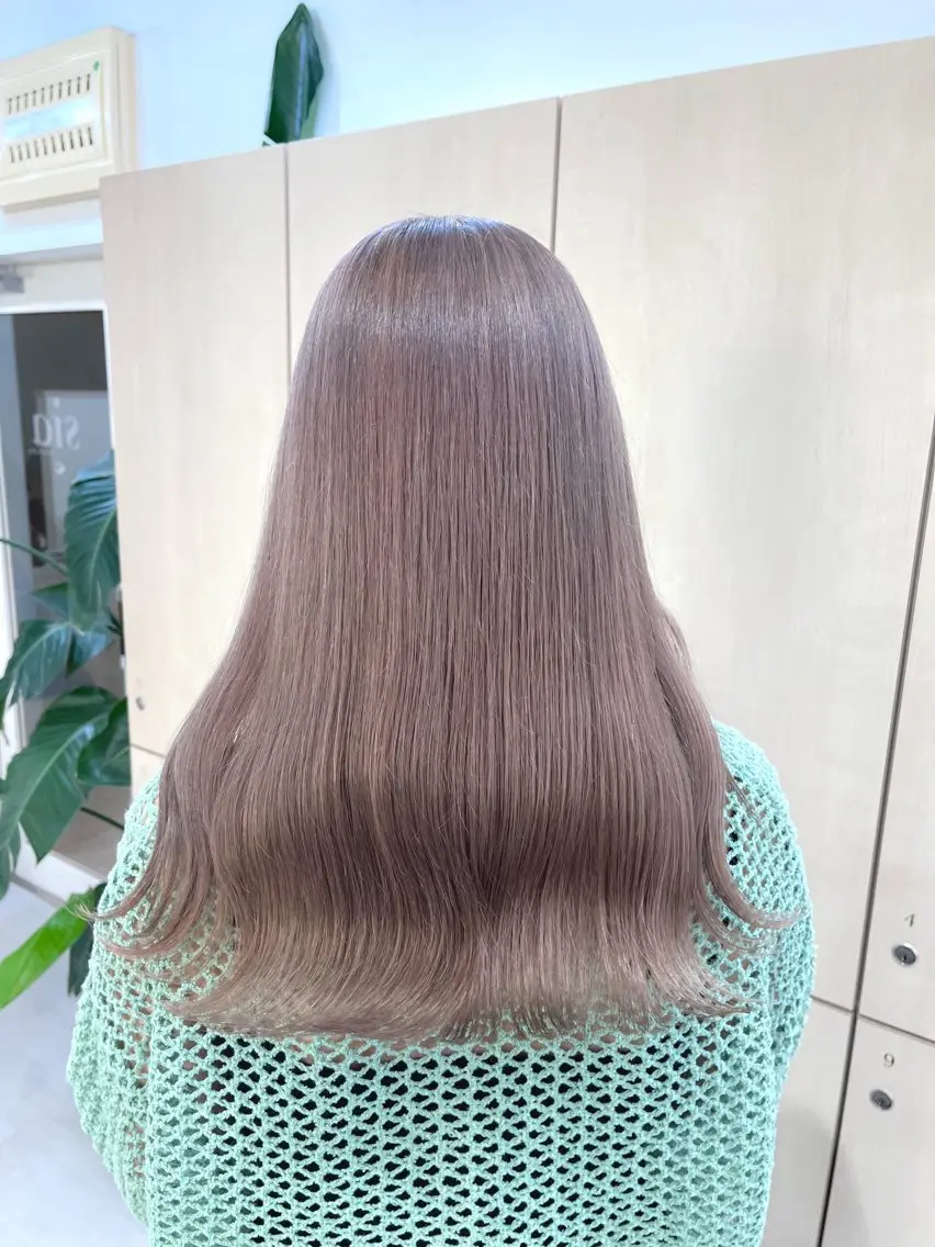 ロング ヘアカラー トリートメント 🪞透明感カラー🫧 縮毛矯正🥇かずきのヘアスタイル