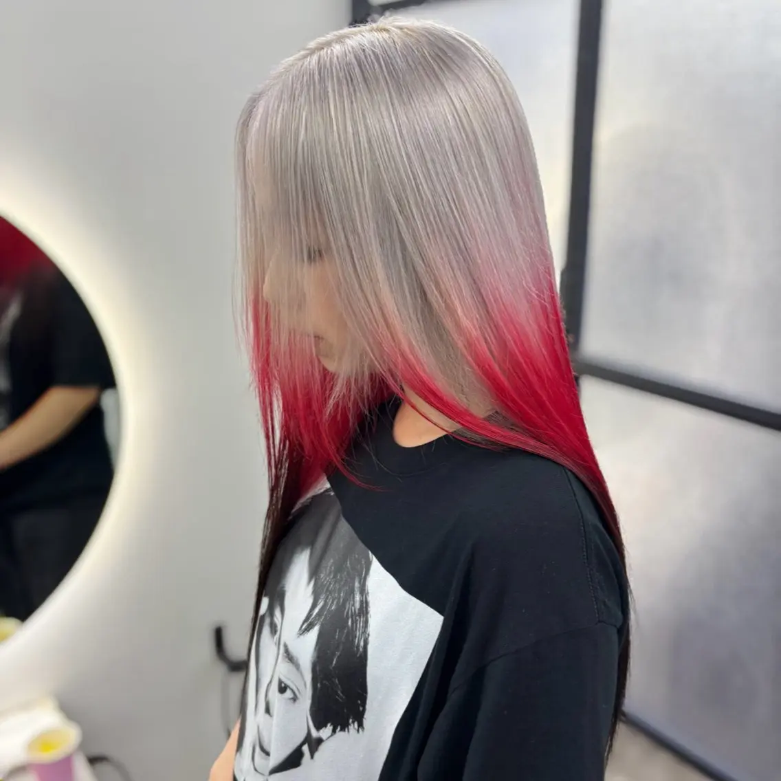 ロング カラー ヘアカラー Ren. 🦋デザインカラーのヘアスタイル