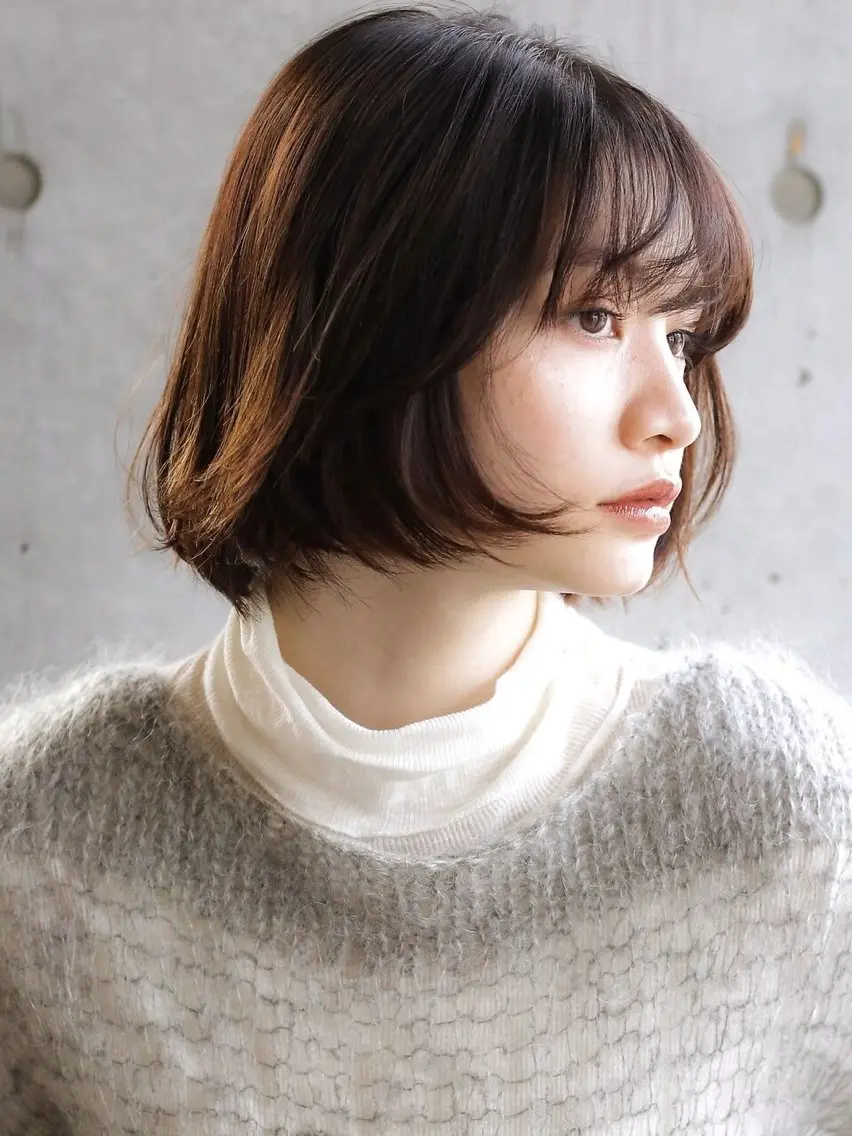 ショート カラー パーマ カット ヘアカラー ANDREY 表参道 ショート×髪質改善のヘアスタイル