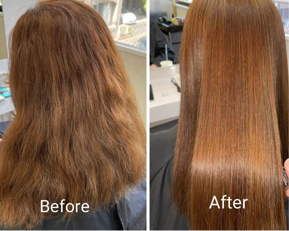 ロング カラー 髪質改善特化 ESSENCIAのヘアスタイル