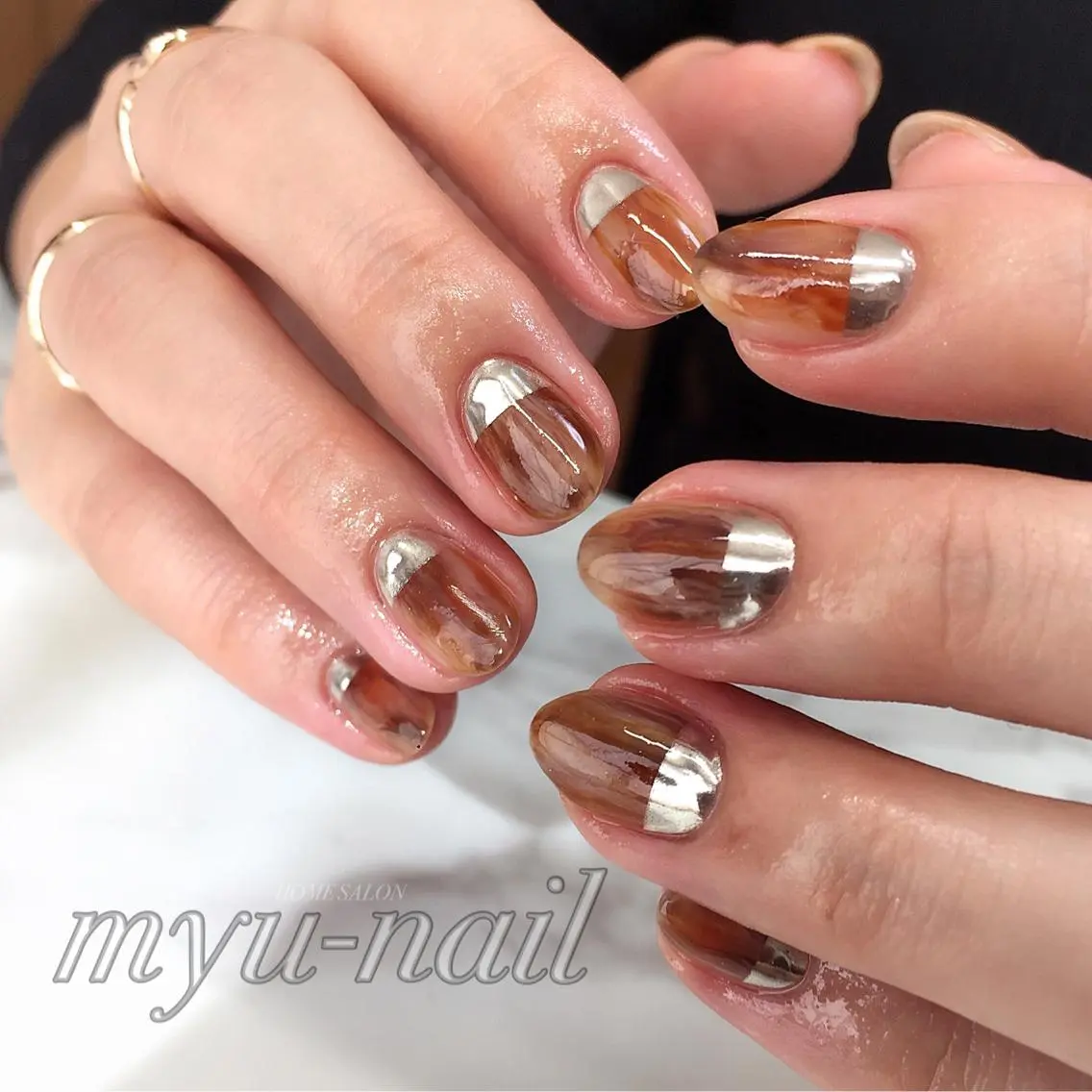 ネイル ハンドネイル ホームサロン myu-nailのネイルデザイン