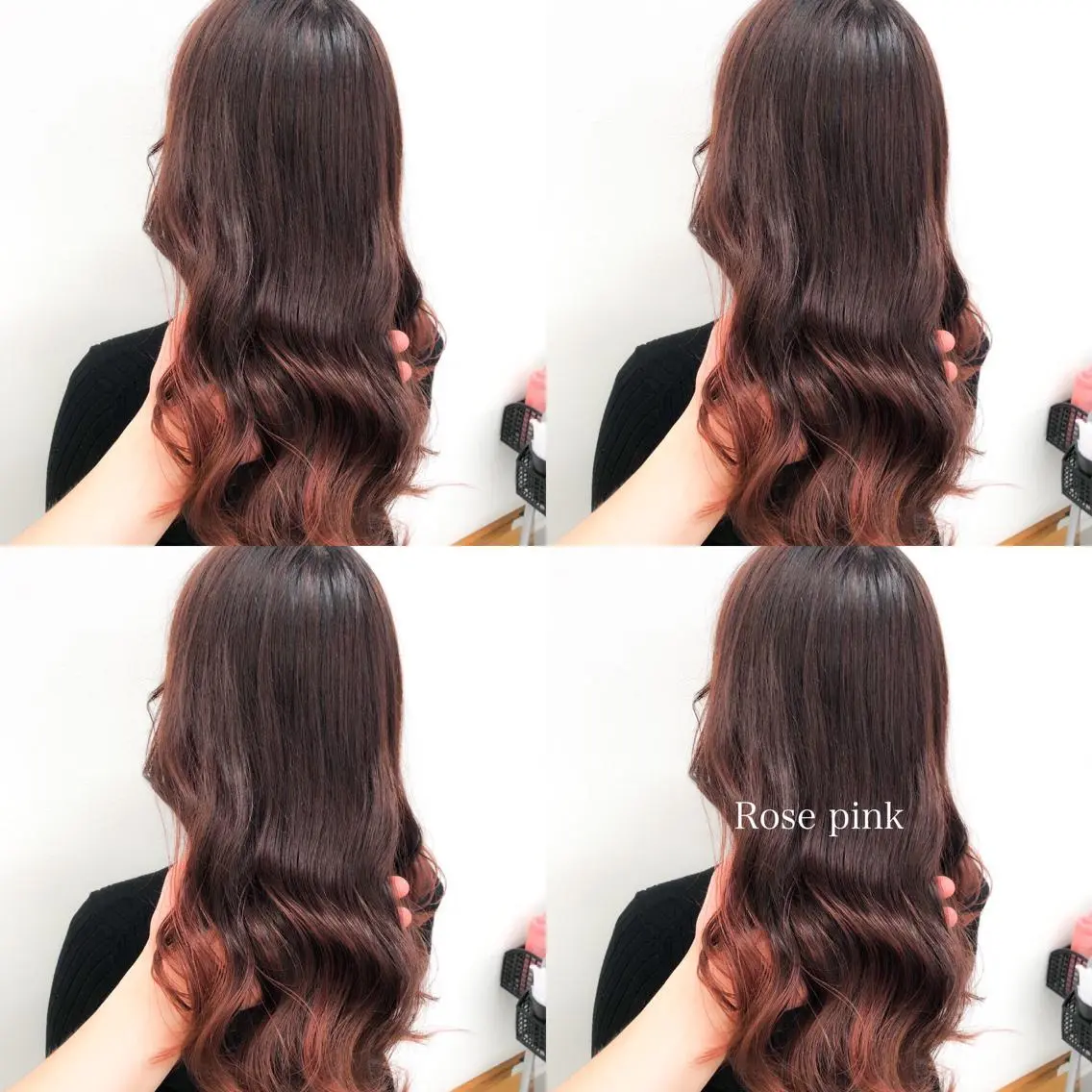 セミロング カラー ヘアカラー トリートメント ハイトーン×レイヤー カットTAKUMIのヘアスタイル